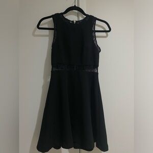 BCBGeneration skater dress with lace detailing